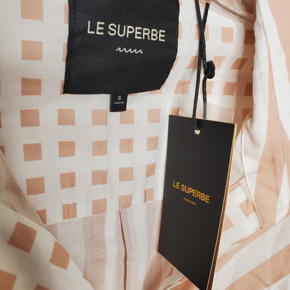 Le Superbe Montmartre Wrap Mini Dress Sandy Pink New Black Rabbit Gus Birney - Picture 6 of 12